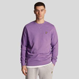 Lyle & Scott Mens Crew Neck Sweatshirt / Light Purple